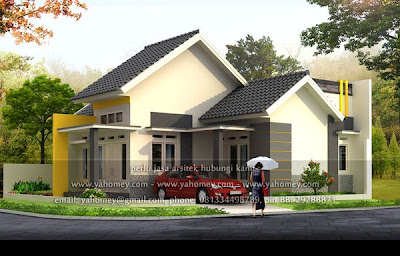  Desain  Rumah  Minimalis Posisi  Pojok Rumah  XY