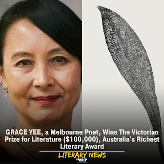 GRACE YEE, a Melbourne Poet, Wins The Victorian Prize for Literature