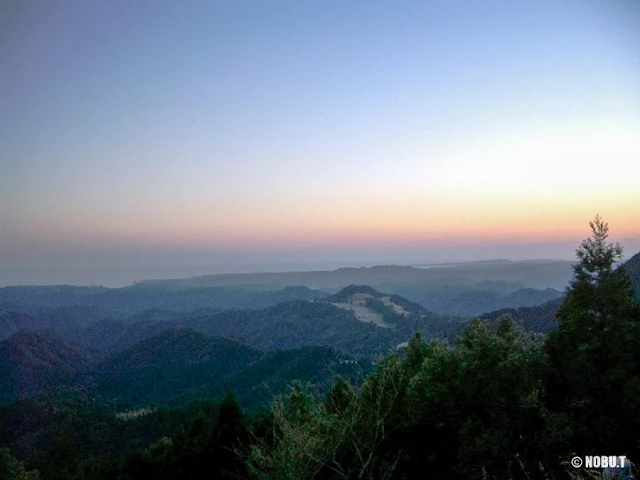 和歌山県朝日夕陽百選・「那智山見晴台」からの夕景