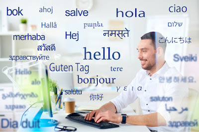 Terjemahan ke berbagai bahasa, baik inggris, mandarin, spanyol, arab