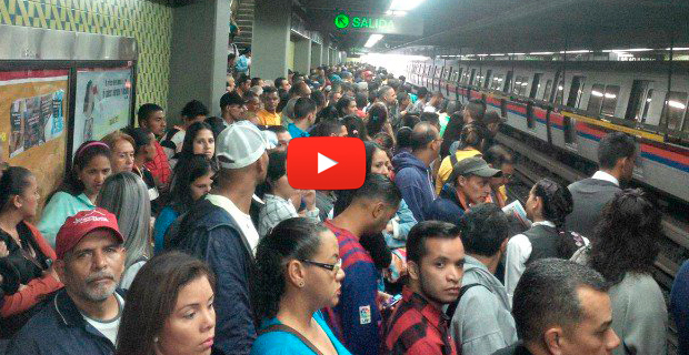 Un paseo por el Metro de Caracas mostrándonos que nada funciona