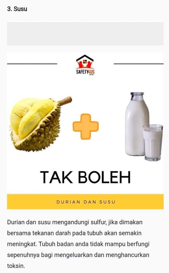 Gabungan Berbahaya Jangan Makan Durian Dengan 6 Makanan Minuman Ini Sayidahnapisahdotcom