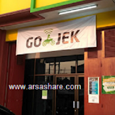 Di sini !!!!  Lokasi kantor Go - jek kota Purwakarta terbaru