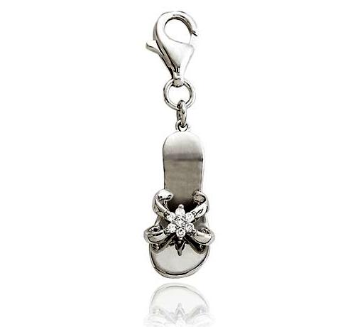 our collection of white gold charms range from elegantly simple