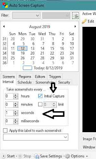 Take Screenshots automatically at Regular Interval on PC