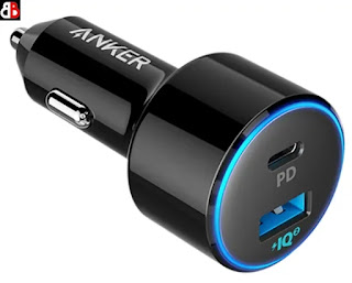 Charger Mobil Anker PowerDrive II PD with 1 PD and 1 PIQ A2229H12