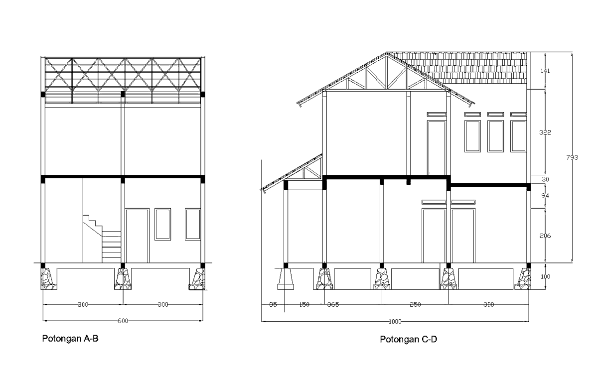  Gambar  Desain untuk Renovasi Rumah  BTN  Type 21 60 Desain Rumah  Sederhana  interior minimalis  
