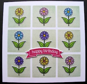 Sunny Studio Stamps: Backyard Bugs Daisy Birthday Card by Karen Nutkins
