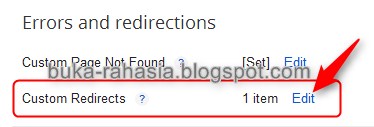 Blogger Custom Redirect 1