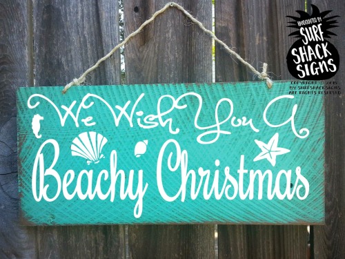 Beach Christmas Quote Decorations - Coastal Decor Ideas ...