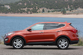 side view of 2013 Hyundai Santa Fe Sport