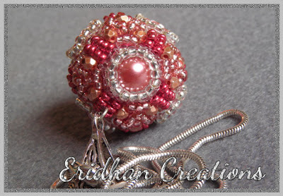 beaded ball pendant