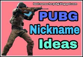 pubg nickname ideas