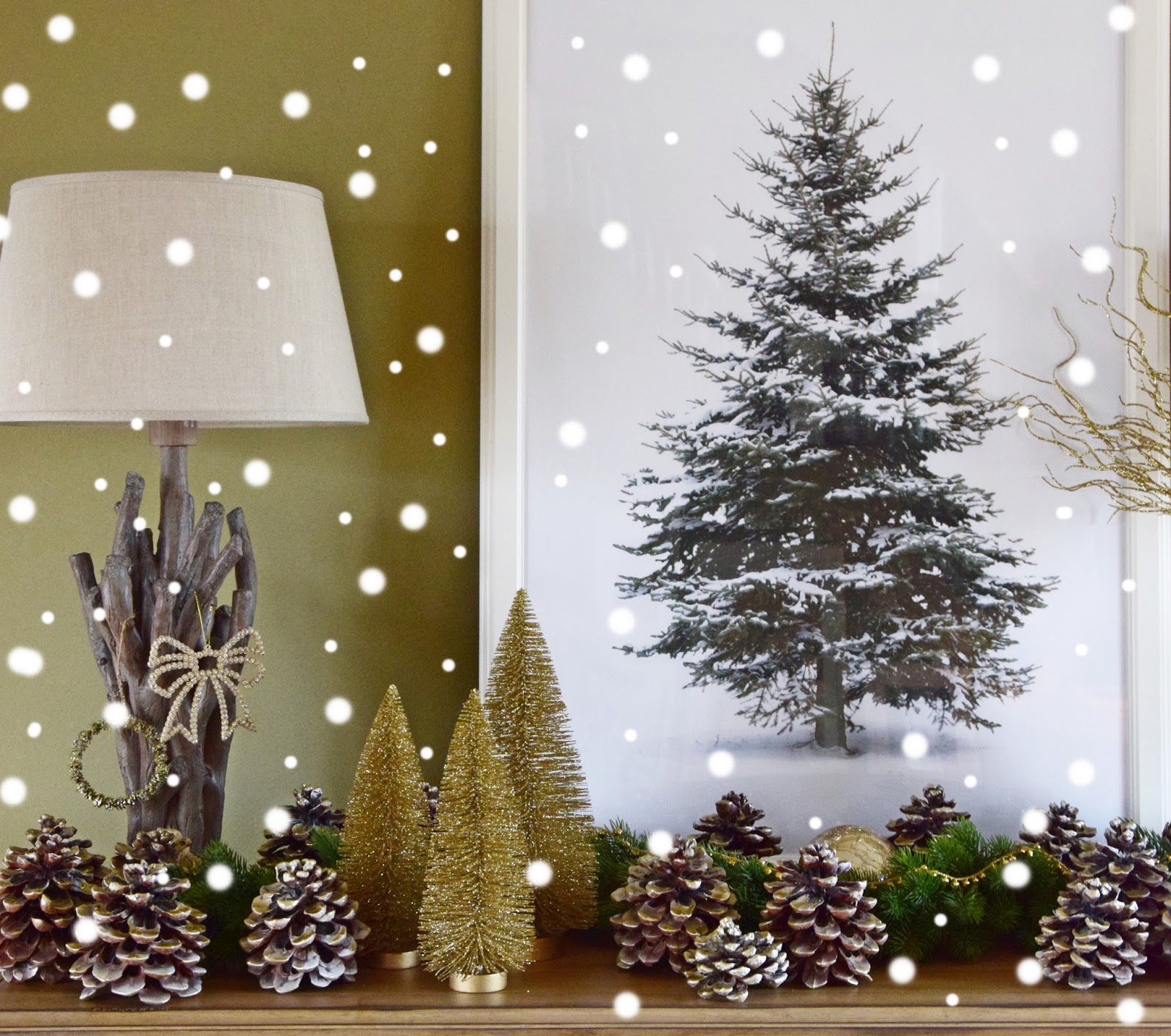 Golden Christmas Glanz Fürs Sideboard Ein Goldenes Diy Und