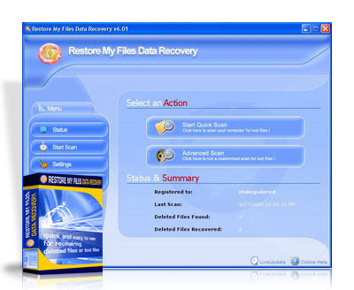 Restore My Files Data Recovery v6.01 