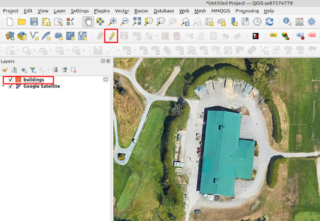 Building Layer QGIS