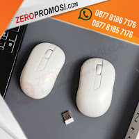 Souvenir Promosi Merchandise Wireless Mouse MW05 Custom Logo