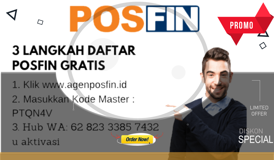 62 823 3385 7432 (WA), menjadi agen pos, posfin pusat