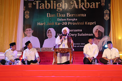 Hari Jadi Provinsi Kepri Ke-20, Tabliq Akbar dan Doa Bersama Digelar