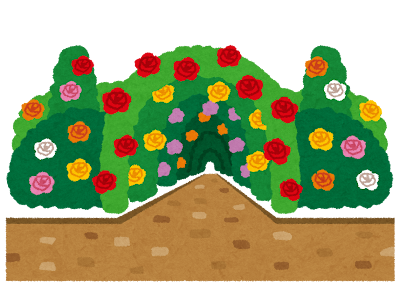 イラスト 薔薇園 370498-イラスト 薔薇園
