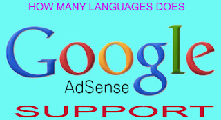 google adsense language support