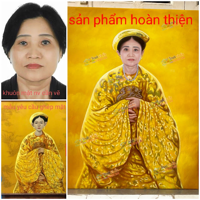 Vẽ chân dung sơn dầu theo yêu cầu