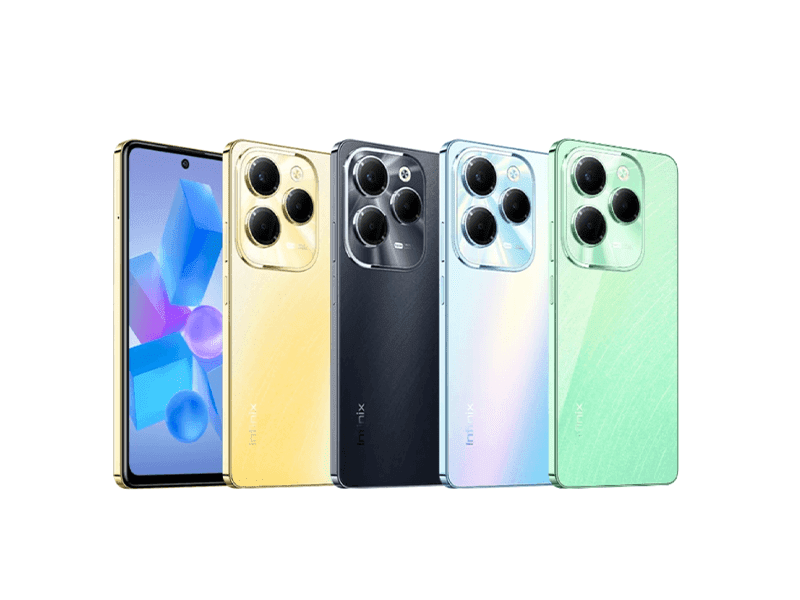 Infinix HOT 40 Pro in four colorways