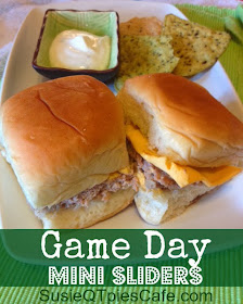 Game Day Mini Slider Recipes