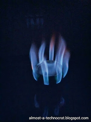 This is how the flames looks like when lighted up