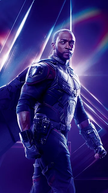 Avengers Infinity Falcon Anthony Mackie Movie wallpaper.