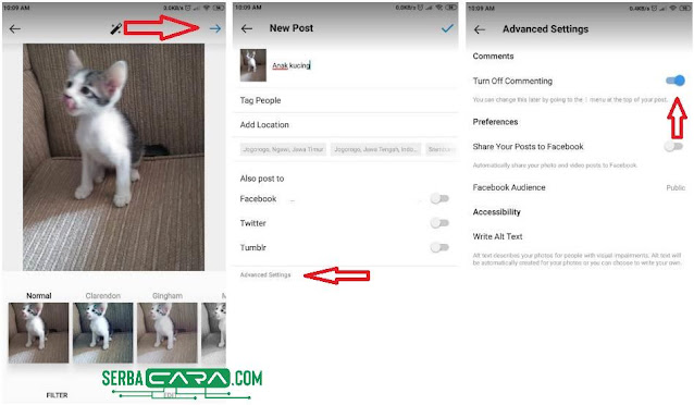 Cara Mematikan Komentar di Instagram