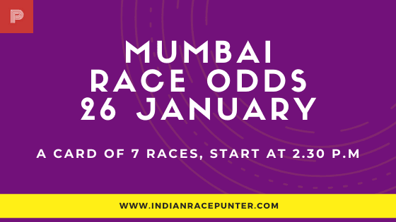 Mumbai Race Odds 26 February, Race Odds, 