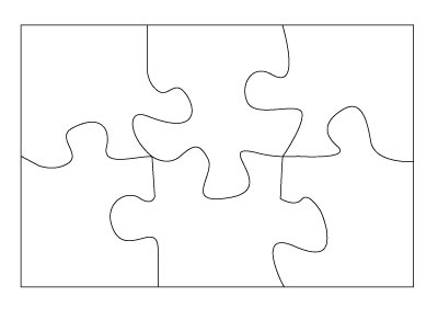 Puzzle Pieces Template 1