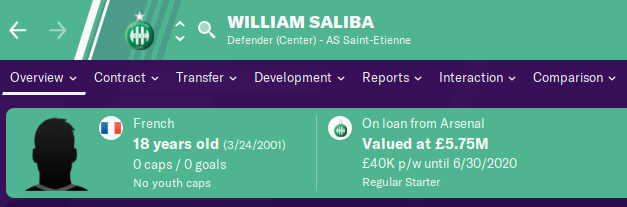 FM20 Wonderkid Analysis - William Saliba