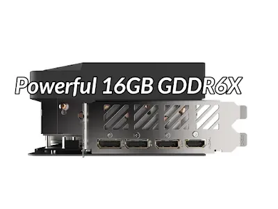 Powerful 16GB GDDR6X memory