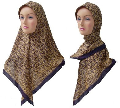 jilbab batik