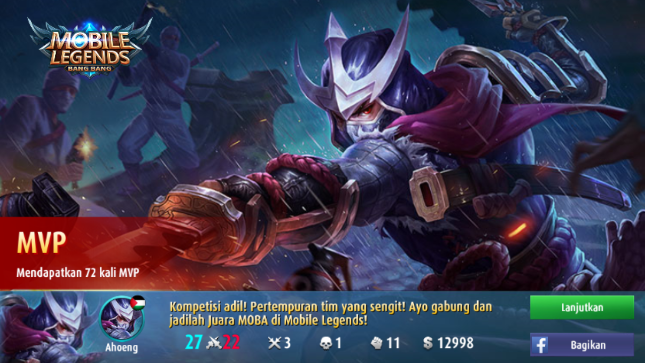 Ahoeng IT Build Item Hero Assasin Hayabusa Mobile Legend Gear