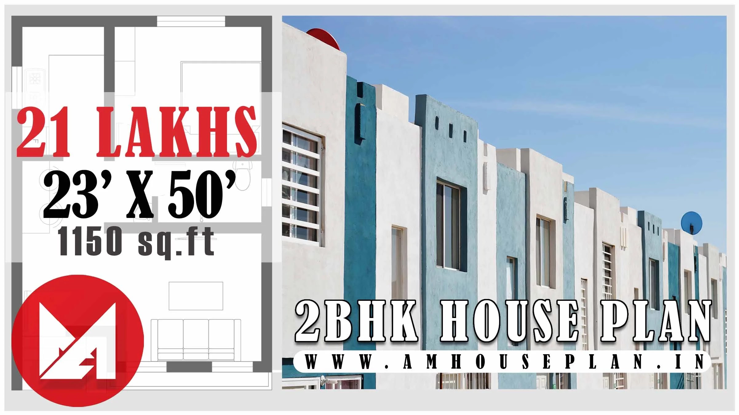23 x 50 simple model house plan 2024