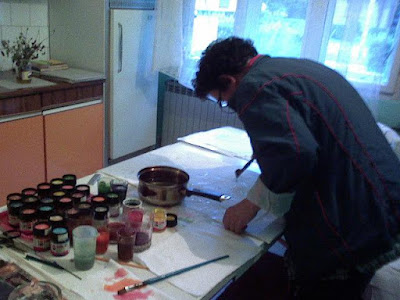 zorica, đuranić, batik, paintings, procedure, technique, art, atelier