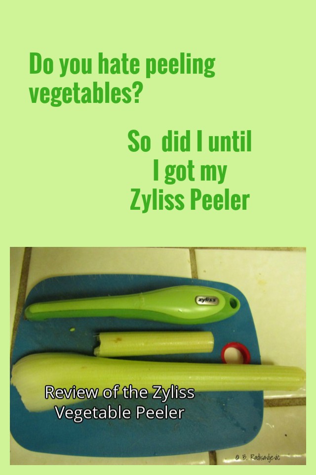 Personal Review of  My Favorite Vegetable Peeler: The Zyliss Potato Peeler