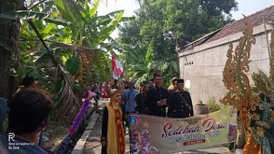 Kirab Budaya Peringati Sedekah Desa yang ke-425 di Desa Bakalan, Sumobito-Jombang