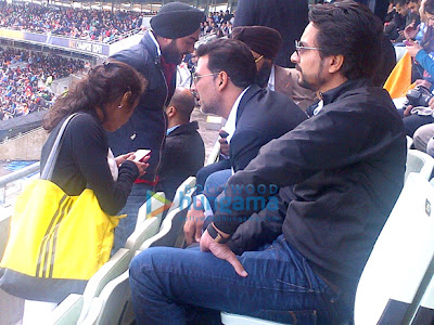 mar promotes OUATIM Dobara at India - Pakistan match in Edgbaston