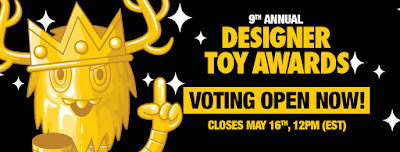 Public Voting For The 9th Annual Designer Toy Awards Is Now Open! - Vote The Blot Says 4 Best Media Outlet!