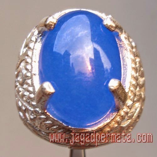 Biru Langit Chalcedony -Jual Batu Permata Hobi Permata