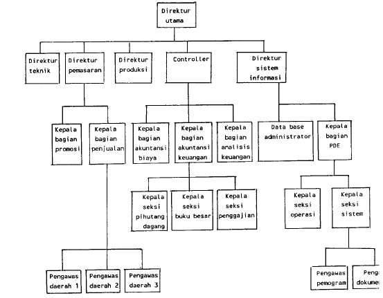 Gambar 2 Bagan Organisasi