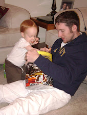 Father-son bonding time.