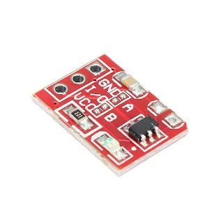 Capacitive Touch Switch Button Self-Lock Module Geekcreit for Arduino - products that work with official Arduino boards - 5pcs total hown - store