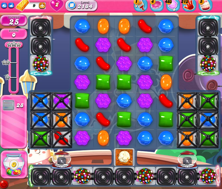 Candy Crush Saga level 2184