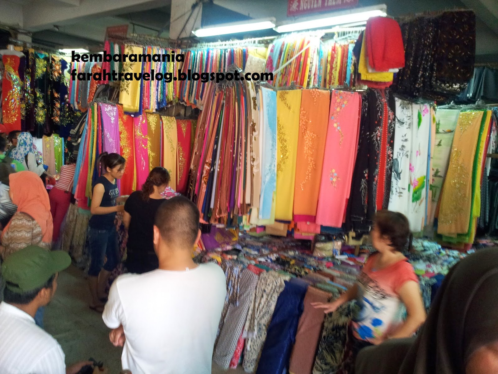 Blog Kembara Mania Tips Shopping Kain di Vietnam 