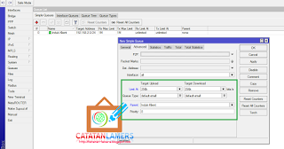 Penjelasan Management Bandwidth dengan Simple Queue pada Router Mikrotik